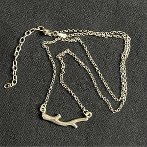 Sterling Silver Branch Necklace
